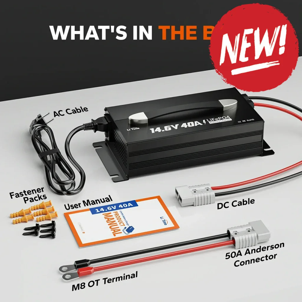 Incarcator Litime 12V (14.6V) 40A
