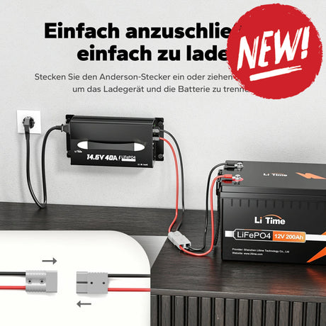 Incarcator Litime 12V (14.6V) 40A