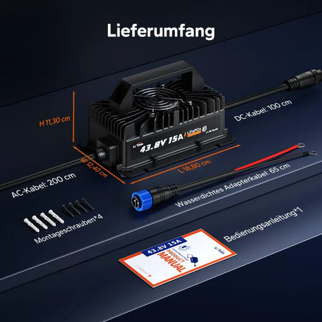 Incarcator Litime 36V 15Ah Waterproof IP66
