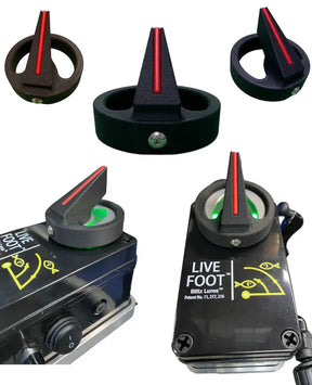 Indicator direcțional înălțat pentru sistemul Live Foot de la Blitz Lures