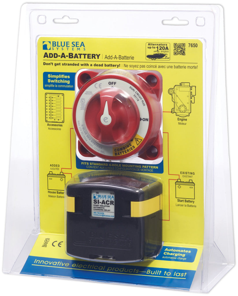 Intrerupator general barca Blue Sea Systems Add-A-Battery