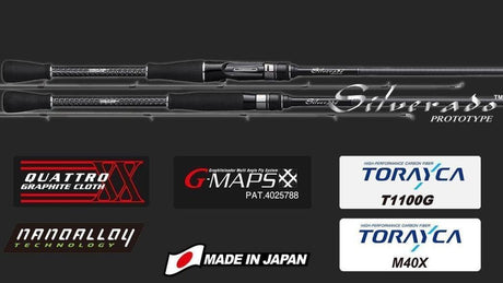 Lanseta Graphiteleader SILVERADO PROTOTYPE 20GSILPC-762ML CAST FAST 2.29m 3-18gr Medium Light-SpinningShop