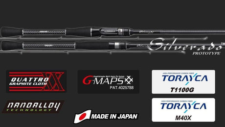 Lanseta Graphiteleader SILVERADO PROTOTYPE 20GSILPS-762ML FAST 2.29m 3-15gr Medium Light-SpinningShop