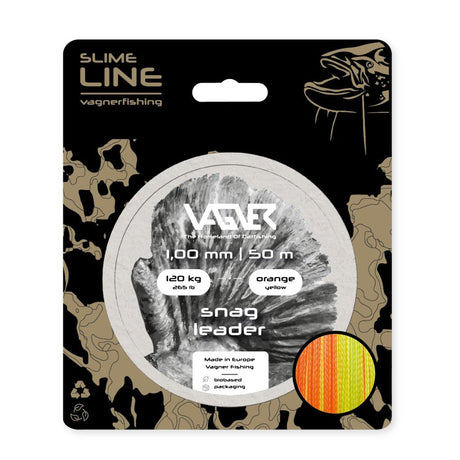 Leader rezistent abraziune Vagner Orange-Yellow 50m 1.0 mm