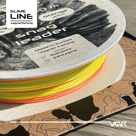 Leader rezistent abraziune Vagner Orange-Yellow 50m 1.0 mm