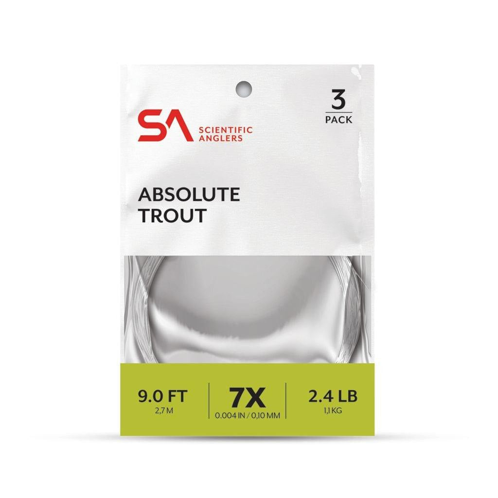 Leader Scientific Anglers Absolute Trout 9 3Pack