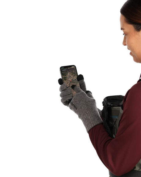 Manusi Lana Simms Full Finger Glove Steel