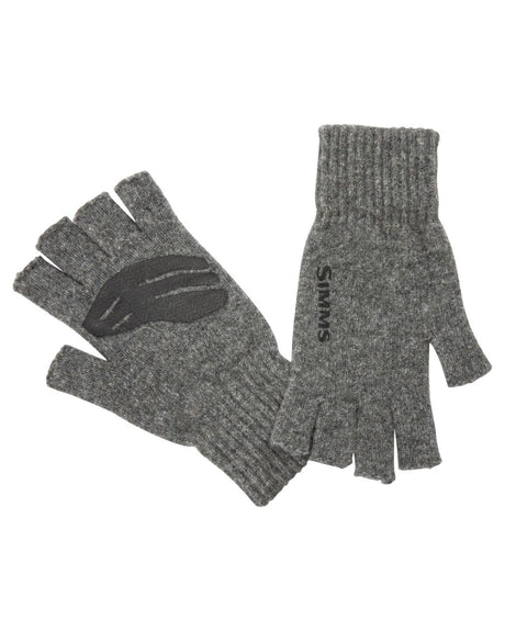 Manusi lana SIMMS Half Finger Glove Steel - S/M - GLOVES