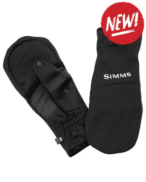 Manusi SIMMS Freestone Foldover Mitt Black - XS - GLOVES