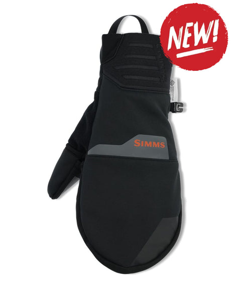 Manusi SIMMS Windstopper Foldover Mitt Black - XS - GLOVES