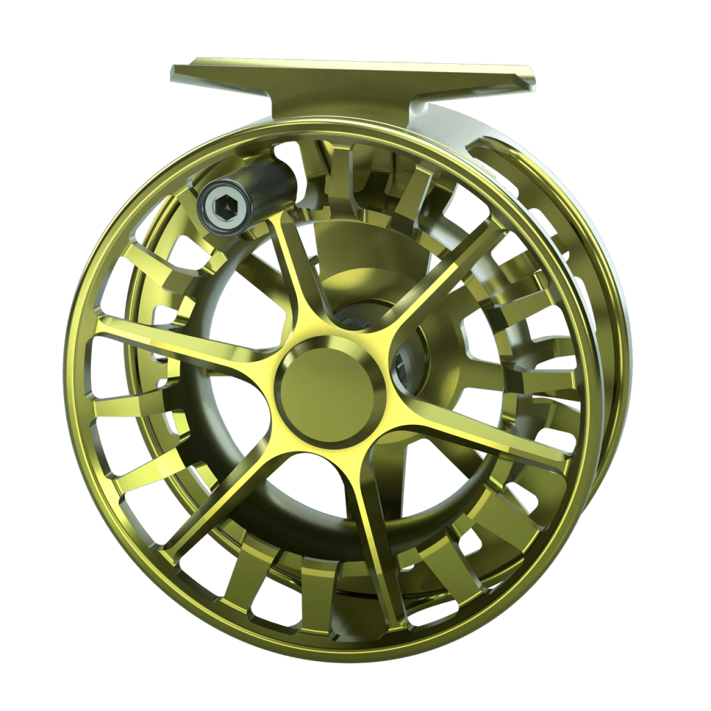Mulineta Fly Waterworks Lamson Guru -7+ Olive Green Fishing Reels