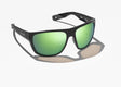 Ochelari Polarizati Bajio Las Rocas Black Matte Green Mirror Glass