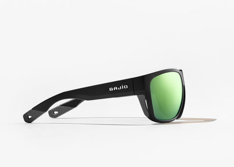 Ochelari Polarizati Bajio Las Rocas Black Matte Green Mirror Policarbonat