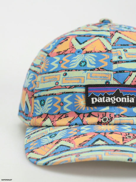 Patagonia P-6 Label Trad High Hopes Geo Small: Salamander Green
