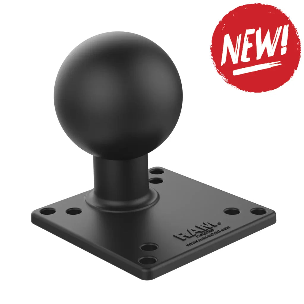 Placa VESA 100x100 mm din otel ranforsat RAM cu bila –