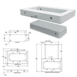 Platforma Montaj Rapid Prova Minn Kota Mka-53 (Rta - 54) Motoare Electrice