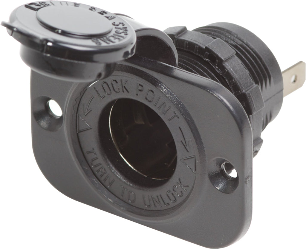 Priză de bord Blue Sea Systems 12V DC cu capac etans