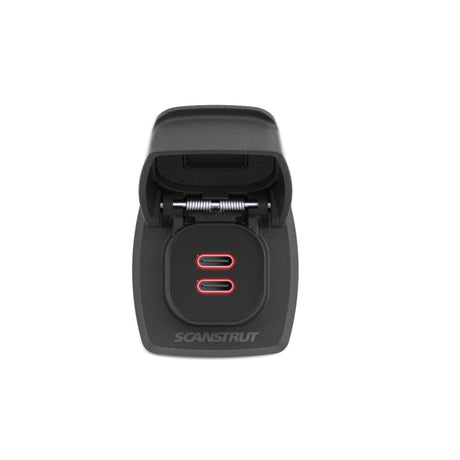Priza incarcare pe barca ScanStrut Flip Pro Max Dual USB-C
