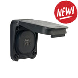 Priza incarcare pe barca ScanStrut Ventura Dual USB-C IP69