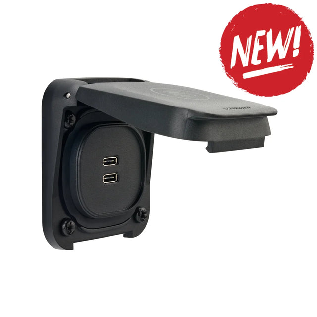 Priza incarcare pe barca ScanStrut Ventura Dual USB-C IP69