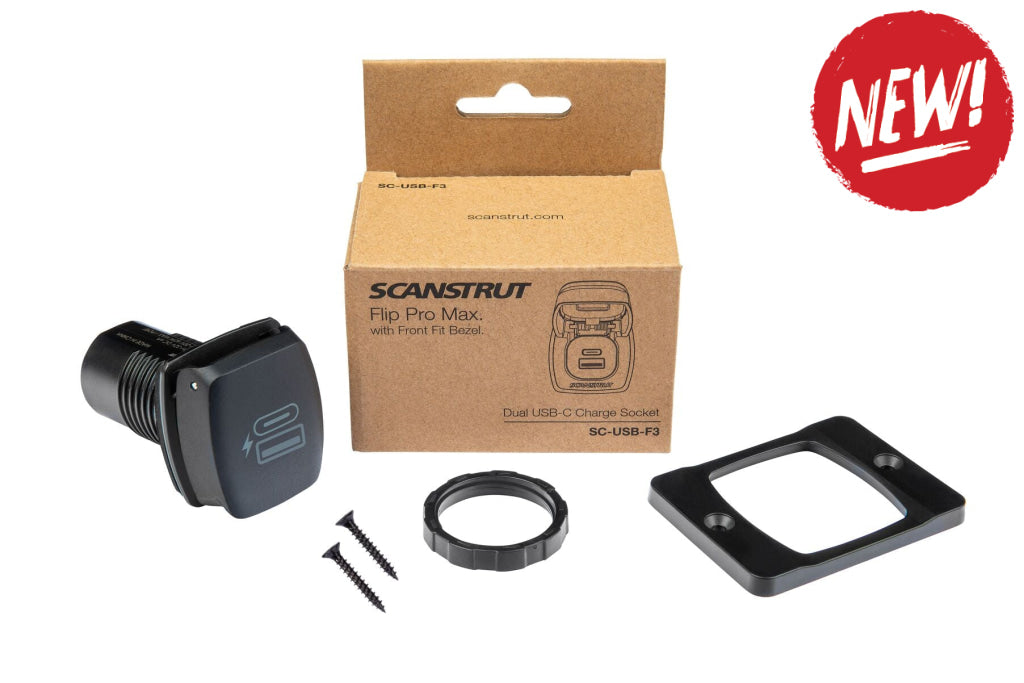 Priza incarcare pe barca ScanStrut Flip Pro Plus