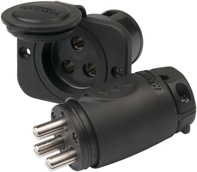 Priza si stecher marin motoare electrice barca Marinco 70Ah-SpinningShop