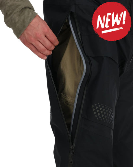 Salopeta impermeabila Simms ProDry Black