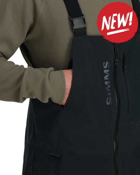 Salopeta impermeabila Simms ProDry Black
