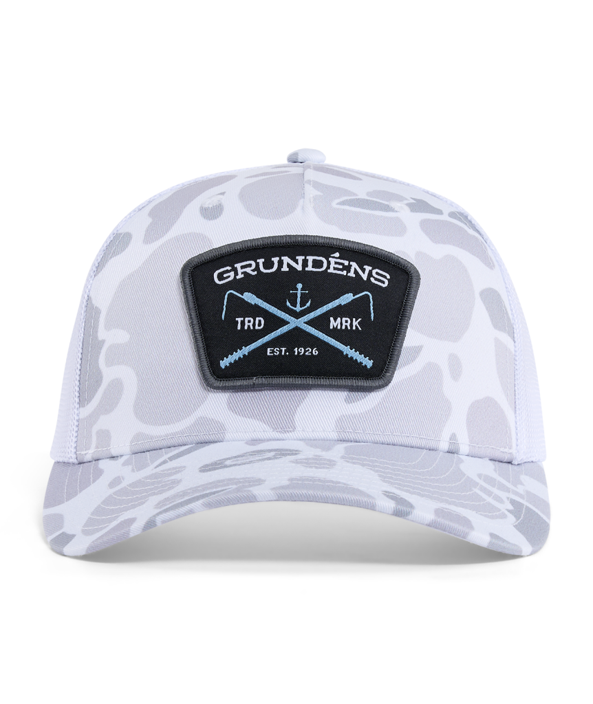 Sapca Grundens Gaff Trucker 312 Squall Camo