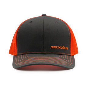 Sapca Grundens OFFSET EMBROIDERED TRUCKER Charcoal/Neon