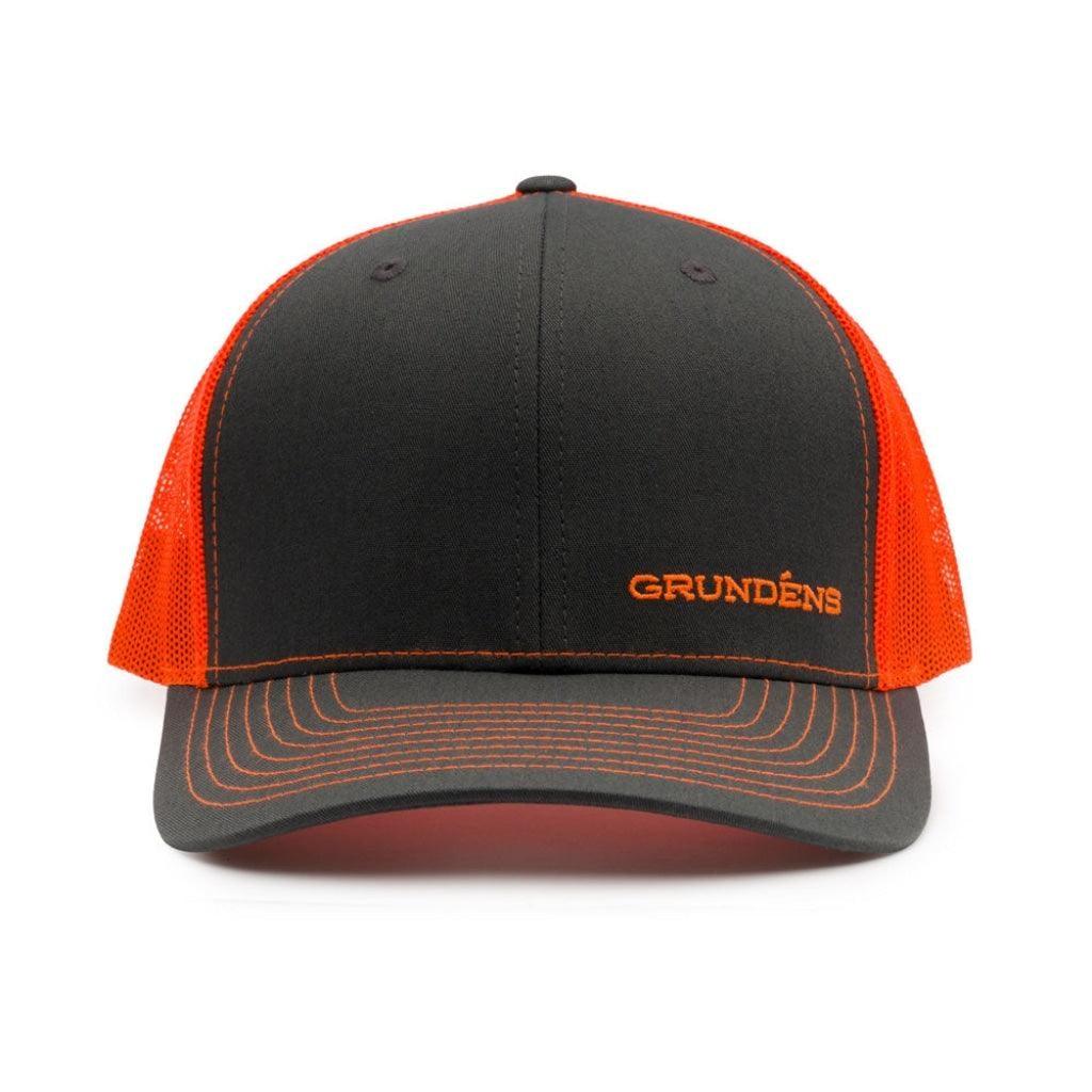 Sapca Grundens OFFSET EMBROIDERED TRUCKER Charcoal/Neon