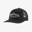 Sapca Patagonia Fitz Roy Trout Trucker Black