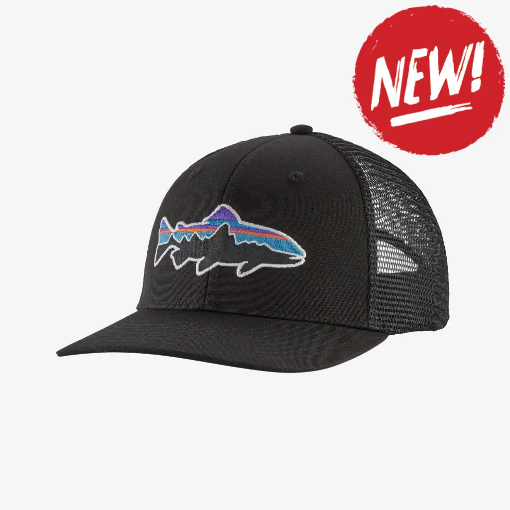 Sapca Patagonia Fitz Roy Trout Trucker Black