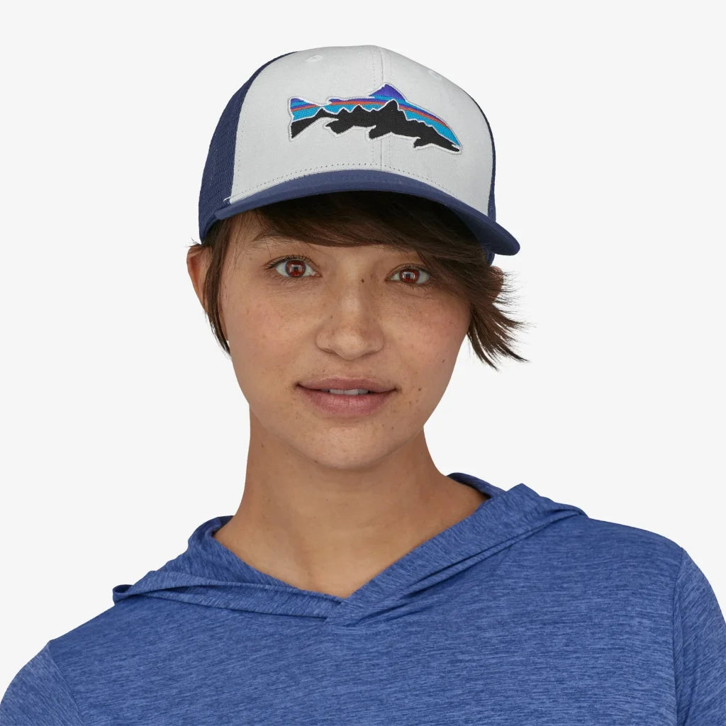 Sapca Patagonia Fitz Roy Trout Trucker Lagom Blue
