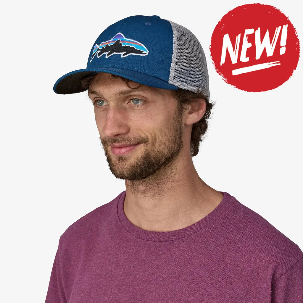 Sapca Patagonia Fitz Roy Trout Trucker Lagom Blue