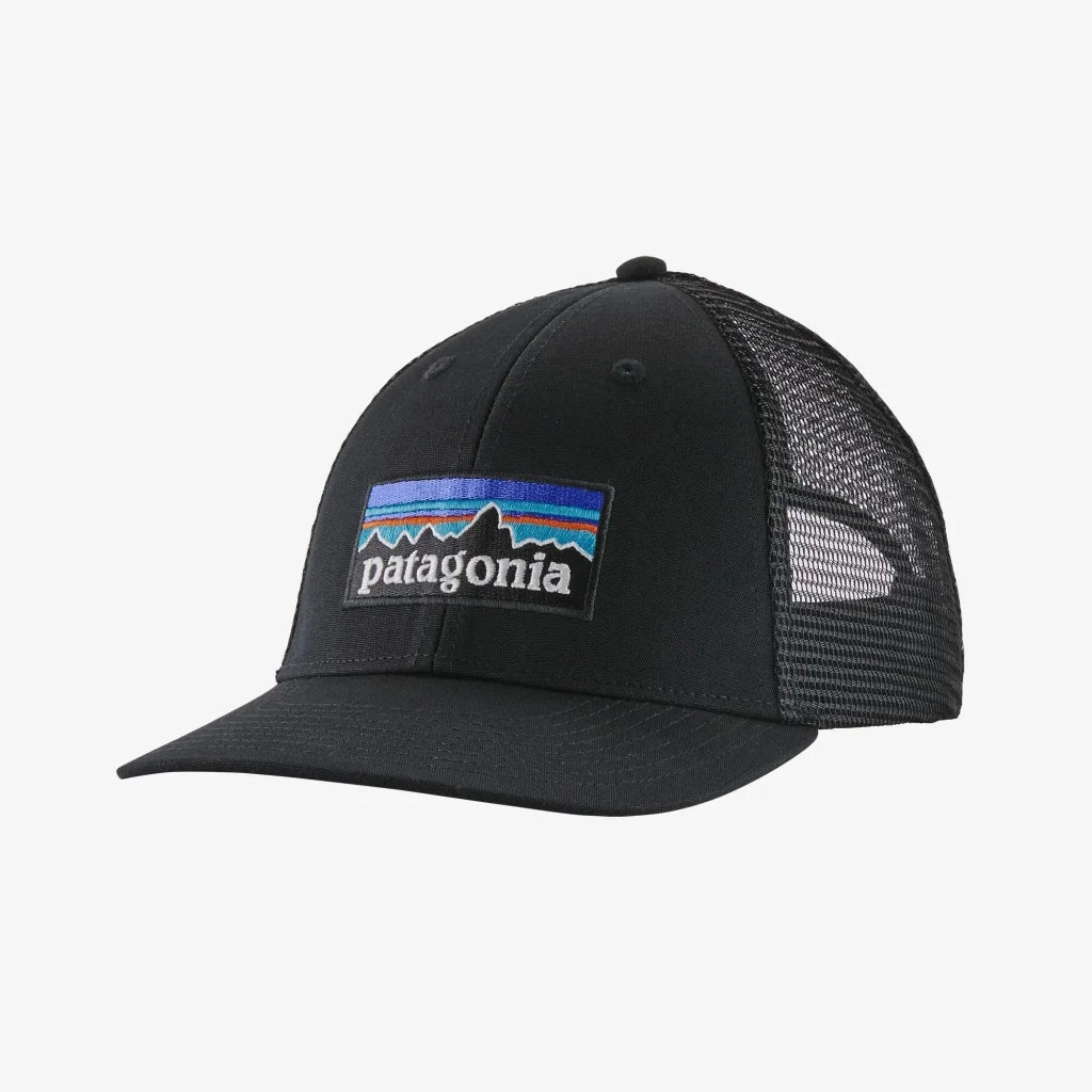 Sapca Patagonia P-6 Logo Lopro Trucker Black