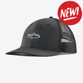 Sapca Patagonia Unisex Stand Up Trout Trucker Ink Black