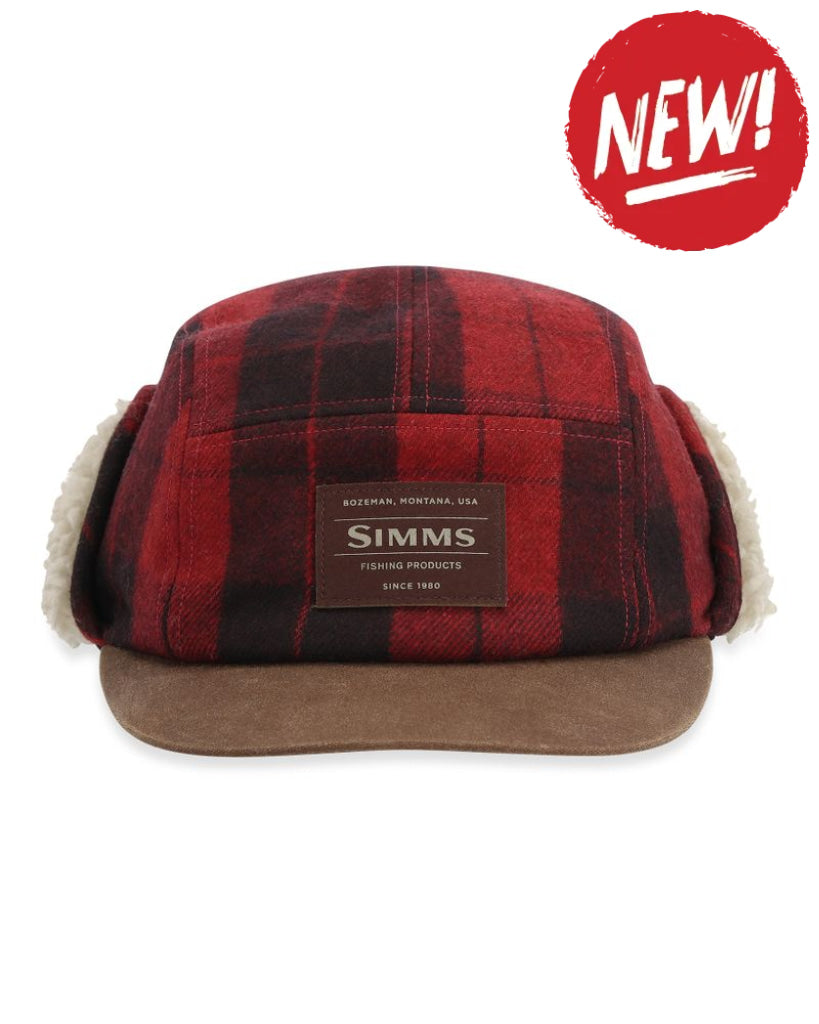 Sapca SIMMS Coldweather Cap Red Buffalo Plaid - S/M - HEAD