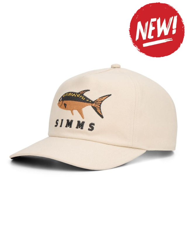 Sapca SIMMS Double Haul Cap Burnished Clay Nomad Fish - One