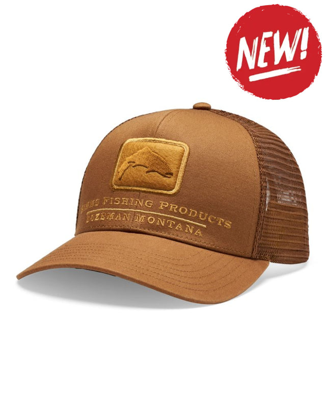 Sapca SIMMS Double Haul Icon Trucker Cobia - One size