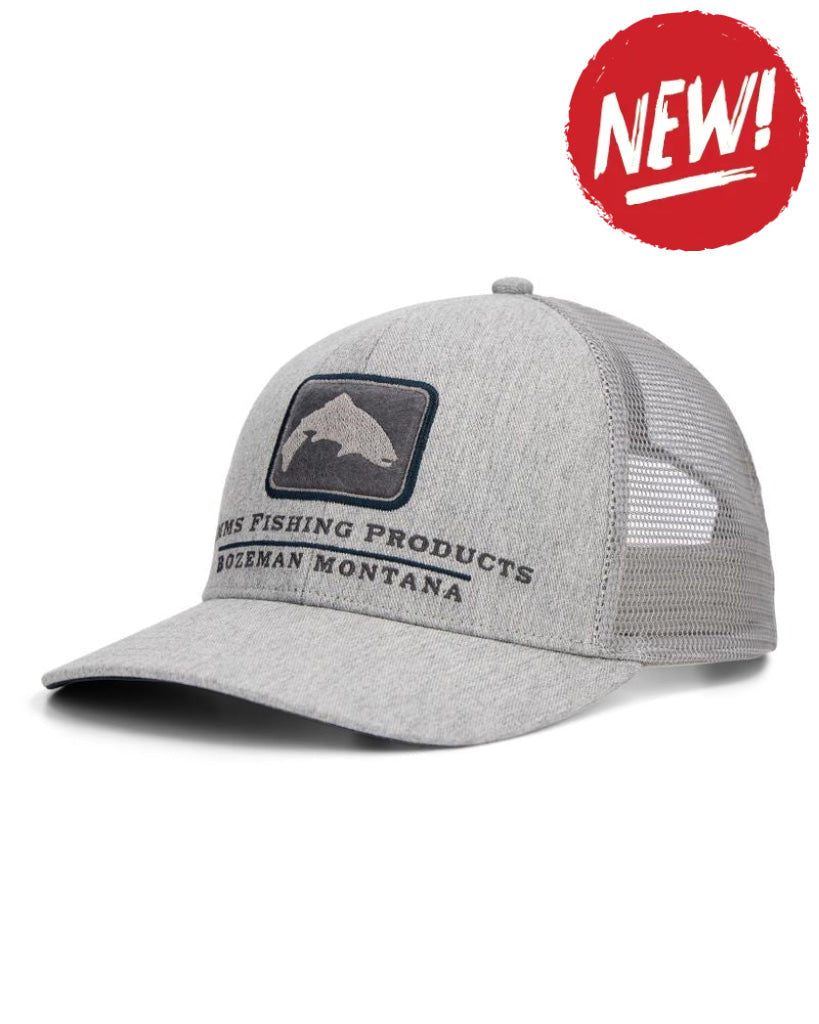Sapca SIMMS Double Haul Icon Trucker Hopper Head Heather