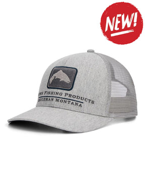 Sapca SIMMS Double Haul Icon Trucker Hopper Head Heather