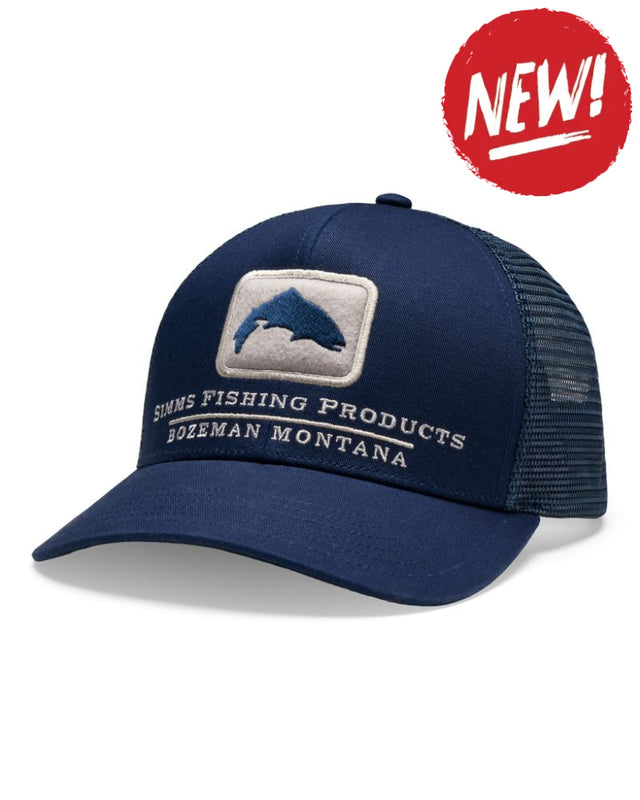 Sapca SIMMS Double Haul Icon Trucker Huckleberry - One size