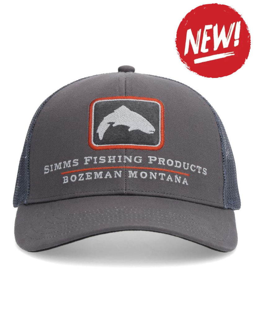 Sapca SIMMS Double Haul Icon Trucker Slate - One size