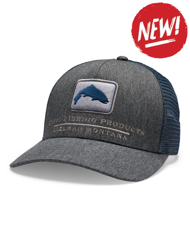 Sapca SIMMS Double Haul Icon Trucker Tahitian Pearl Heather