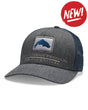 Sapca SIMMS Double Haul Icon Trucker Tahitian Pearl Heather