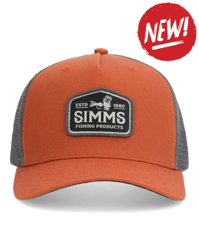 Sapca SIMMS Double Haul Trucker Simms Orange - One size
