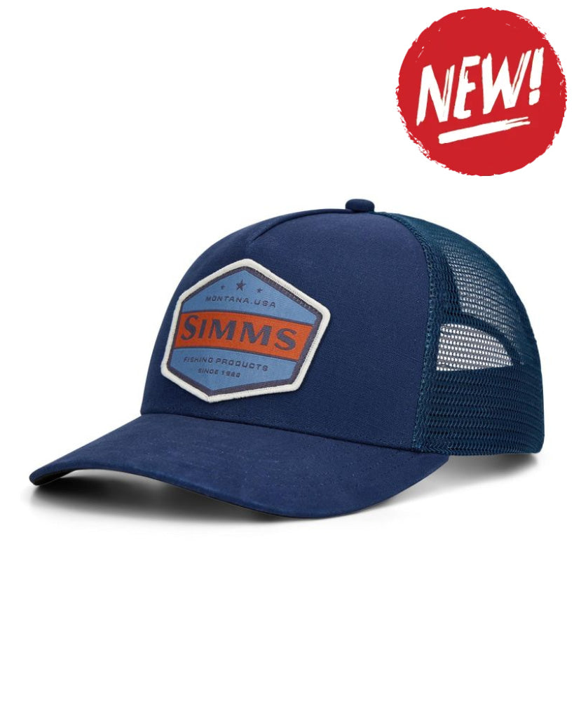 Sapca SIMMS Double Haul Trucker Selvedge Honor Badge - One