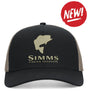 Sapca SIMMS Double Haul Trucker Stone Black - One size