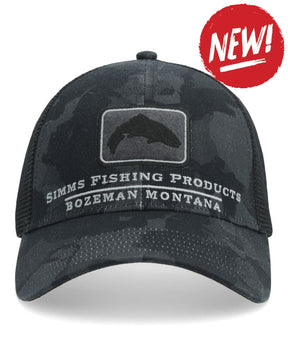 Sapca SIMMS Trout Icon Trucker Regiment Camo Carbon - One